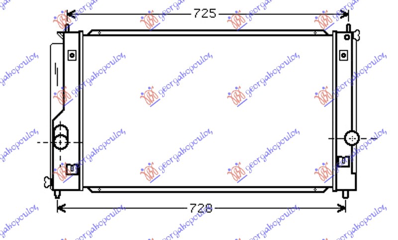 HLADNJAK MOTORA 1.8i 16V VVTi (65x32x16)