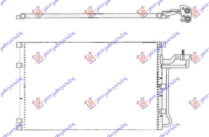 HLADNJAK KLIME 2.4i 20V 2.5T BENZIN - 2.0/2.4 DIZEL (658x375)