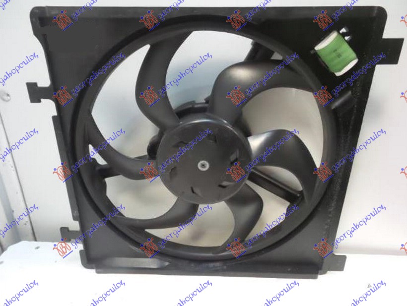 VENTILATOR KOMPLET (BENZIN) (+AC) (340mm) (3 PIN)